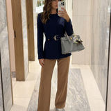Margaux | Blazer élégant ceinturé à coupe structurée