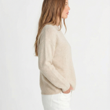 Lucie | Pull en tricot à col rond coupe décontractée