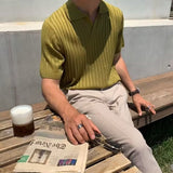Jules | Polo moderne à motif texturé élégant et polyvalent