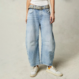 Érine | Pantalon Décontracté Femme à Coupe Large Élégante
