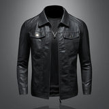 Valentin | Veste en cuir homme au style vintage