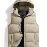 Adrien | Gilet matelassé sans manches avec capuche amovible