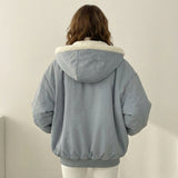 Madeleine | Veste bomber teddy double face