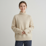 Françoise | Pull oversize à col roulé chaud et élégant