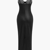 Soléyra | Robe Maxi Dos Nu Scintillante