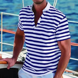 Théodore | Polo vintage à rayures pour homme