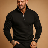 Pascal | Pull en tricot pour homme à col montant et coupe ajustée