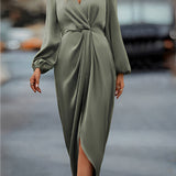 Selina | Robe satinée élégante pour femme