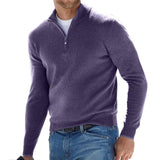 Bastien | Pull Homme à Col Zippé et Coupe Confortable
