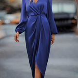 Selina | Robe satinée élégante pour femme
