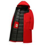 Antoine | Manteau long à capuche pour homme avec doublure rembourrée