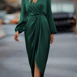 Selina | Robe satinée élégante pour femme