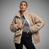 Renée | Veste teddy douce et moelleuse à coupe relaxée
