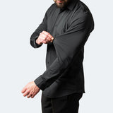 Malo | Chemise ajustée à manches longues en tissu stretch