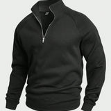 Benoît | Pull tendance avec zip et col montant