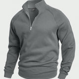 Benoît | Pull tendance avec zip et col montant