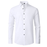 Malo | Chemise ajustée à manches longues en tissu stretch