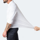 Malo | Chemise ajustée à manches longues en tissu stretch