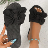 Inès | Sandales Boho avec nœud & semelle en jute – Estivales & Confortables