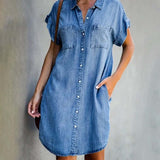 Maëna | Robe en Jean Femme à la Coupe Élégante et Confortable