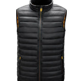 Cédric | Gilet sans manches matelassé à col montant pour homme