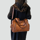 Léonie | Grand sac à main femme en cuir au format spacieux