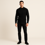Rémi | Pull en cachemire pour homme avec texture et col rond