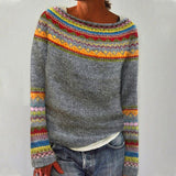 Carola | Pull avec des motifs scandinaves colorés