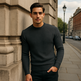 Rémi | Pull en cachemire pour homme avec texture et col rond