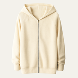 Fabien | Pull zippé homme en laine mérinos douce