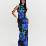 Albane | Robe Maxi Florale Élégante à Coupe Fluide