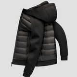 Loïc | Veste Hybride Matelassée pour Homme avec Capuche