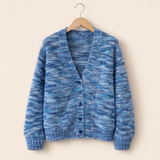 Margaux | Cardigan rayé femme en tricot à coupe décontractée