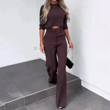 Soline | Ensemble de pantalon chic – élégance et confort automnal