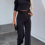 Soline | Ensemble de pantalon chic – élégance et confort automnal