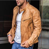 Éléonore | Veste en Cuir Élégante Résistante aux Intempéries