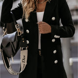 Sylvie | Manteau femme double boutonnage élégant