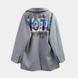 Adélaïde | Blazer oversize à carreaux élégant