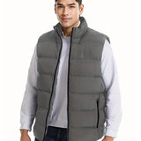 Maxime | Gilet matelassé homme à col montant chaud