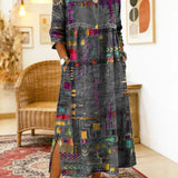 Bernadette | Robe ethnique en patchwork légère et respirante