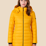 Madeleine | Veste femme matelassée légère avec capuche et fermeture éclair