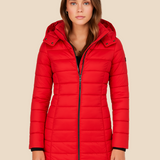Madeleine | Veste femme matelassée légère avec capuche et fermeture éclair