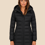 Madeleine | Veste femme matelassée légère avec capuche et fermeture éclair