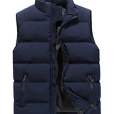 Romain | Gilet matelassé homme avec poches zippées