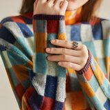 Marguerite | Pull femme à col montant et coupe décontractée
