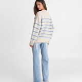 Océane | Pull en maille à rayures au style décontracté