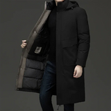 Antoine | Manteau long à capuche pour homme avec doublure rembourrée