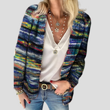 Lucie | Gilet tricoté élégant à texture raffinée