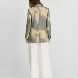 Louise | Blazer à motif abstrait élégant