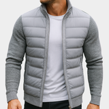 Maxime | Veste coupe-vent pour homme à devant matelassé et manches en tricot